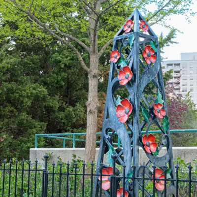 Sculpture - Poppies Obelisk