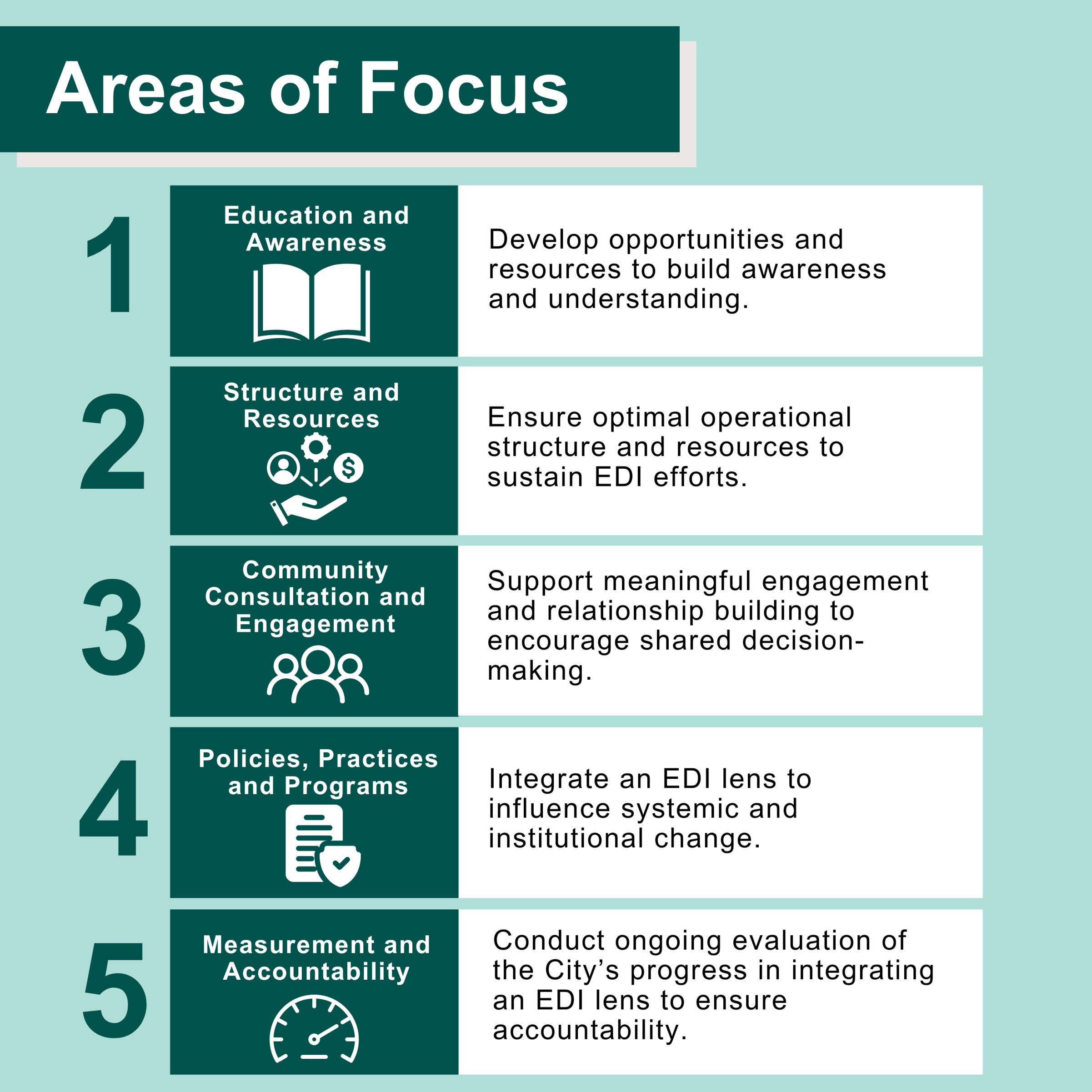 Areas of Focus